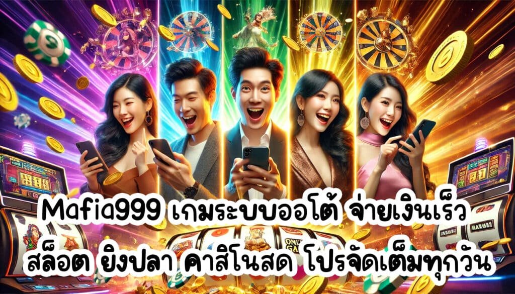 Mafia999 เกมระบบออโต้ จ่ายเงินเร็ว สล็อต เกมยิงปลา คาสิโนสด โปรจัดเต็มทุกวัน-2