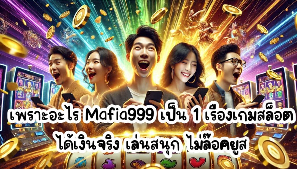 เพราะอะไร Mafia999 เป็นหนึ่งเรื่อง เกมสล็อต ได้เงินจริง เล่นสนุก ไม่ล๊อคยูส-1